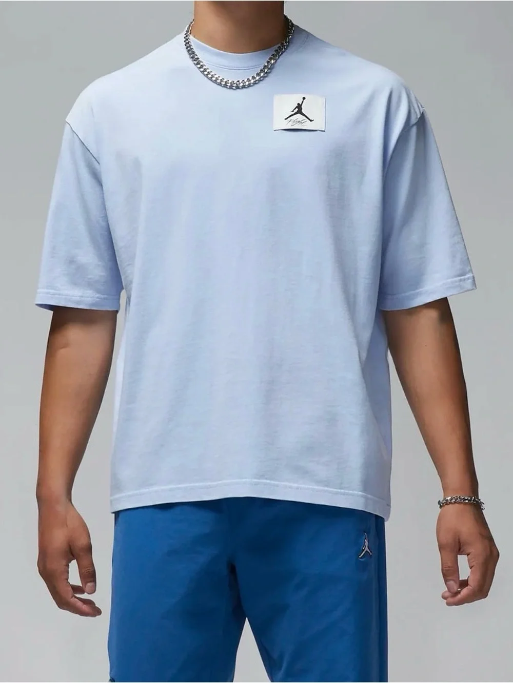 Jordan Flight Essentials Men’s Oversized T-Shirt DZ0604-425 Royal Tint Size M